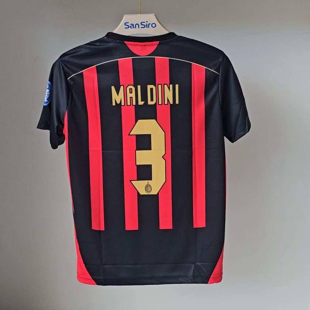 AC Milan 2006-07 Home Paolo Maldini - Image 2