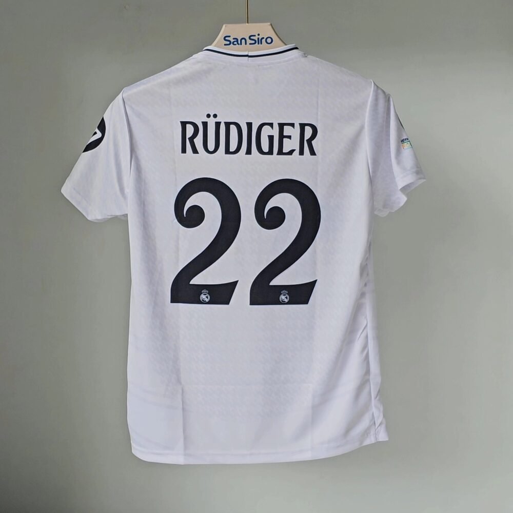 Real Madrid 2024-25 Home Antonio Rudiger - Image 2