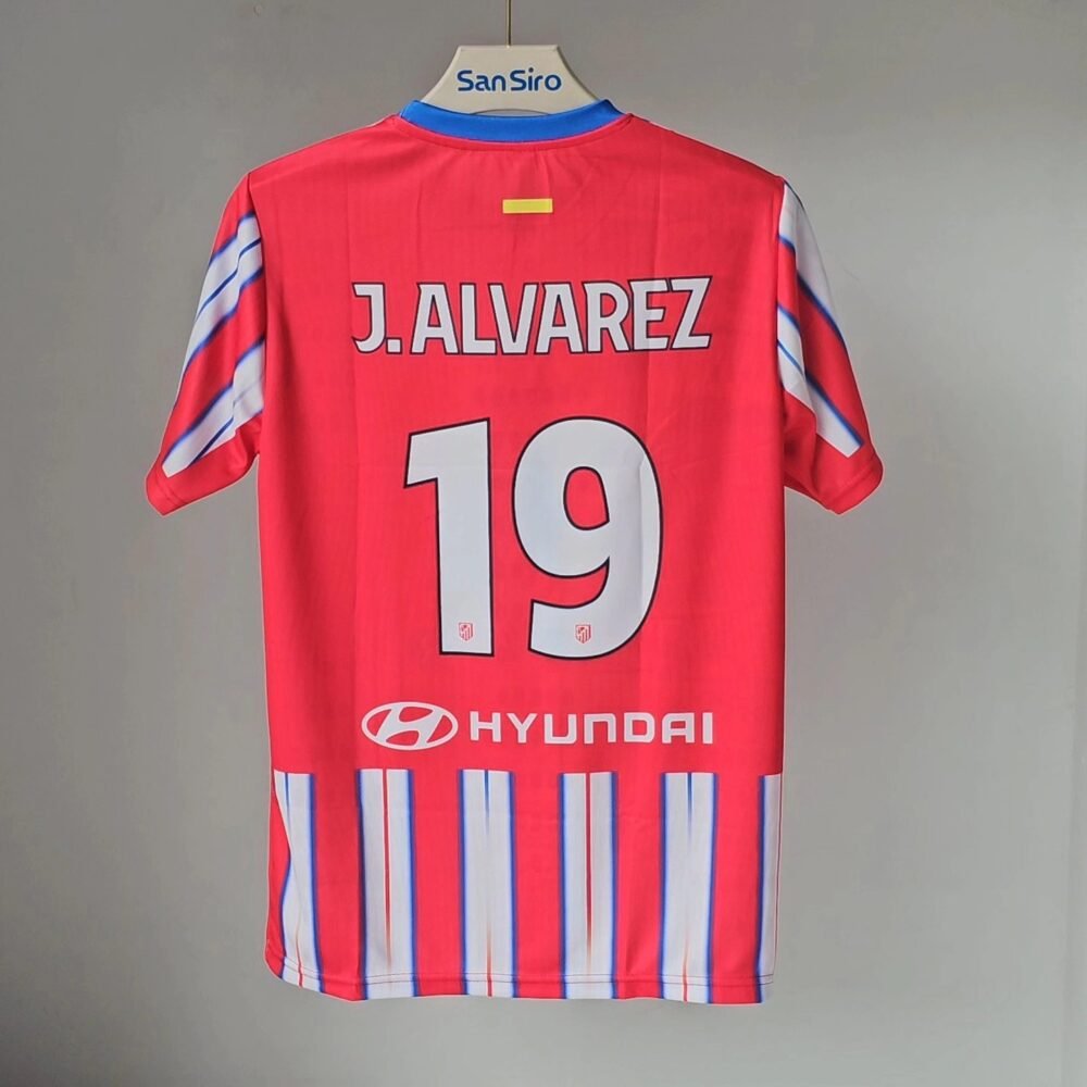 Atletico Madrid 2024-25 Home Julian Alvarez - Image 2