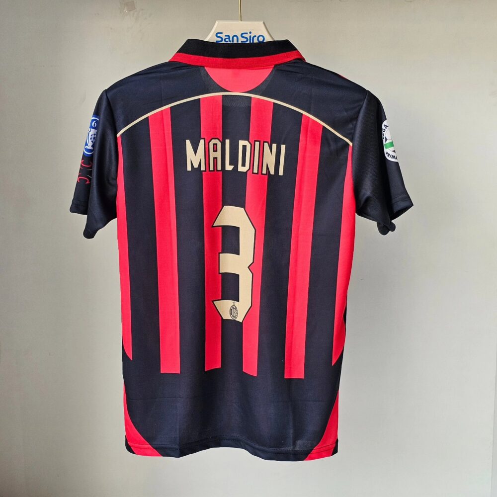 AC Milan 2007-08 Home Paolo Maldini - Image 2