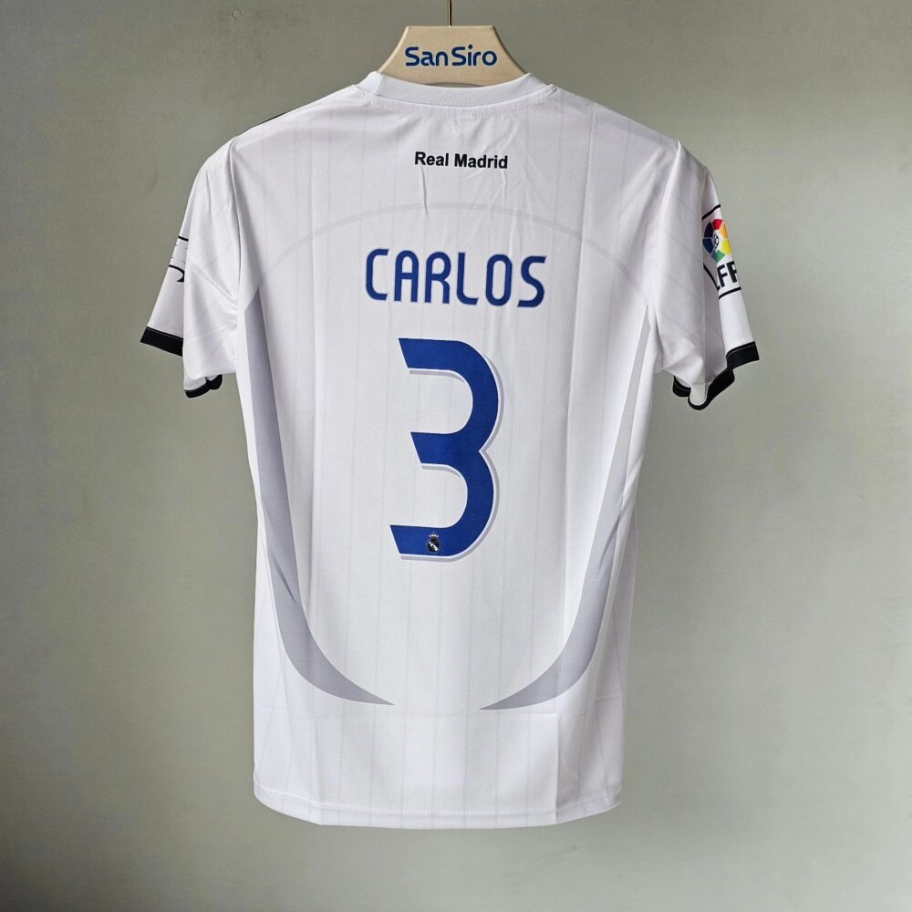 Real Madrid 2006-07 Home Roberto Carlos - Image 2