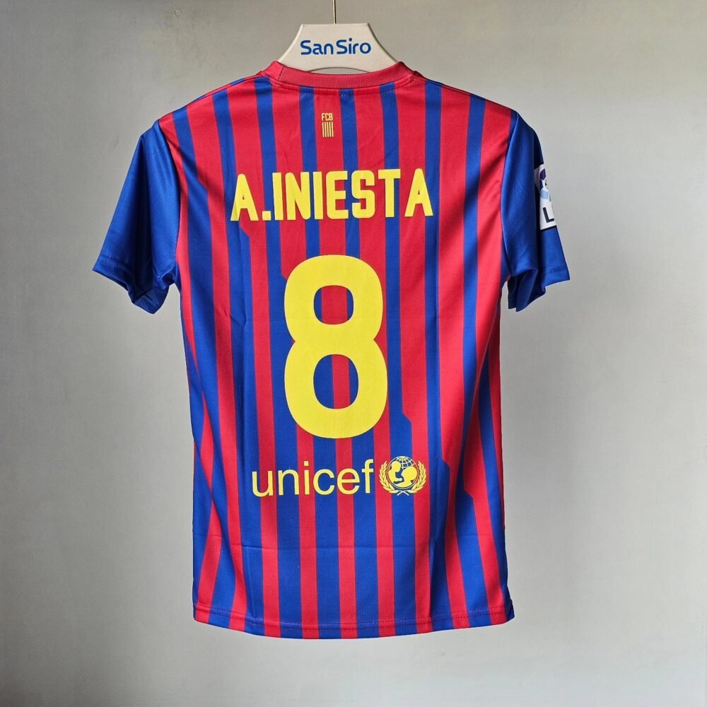 Barcelona 2011-12 Home Andres Iniesta - Image 2