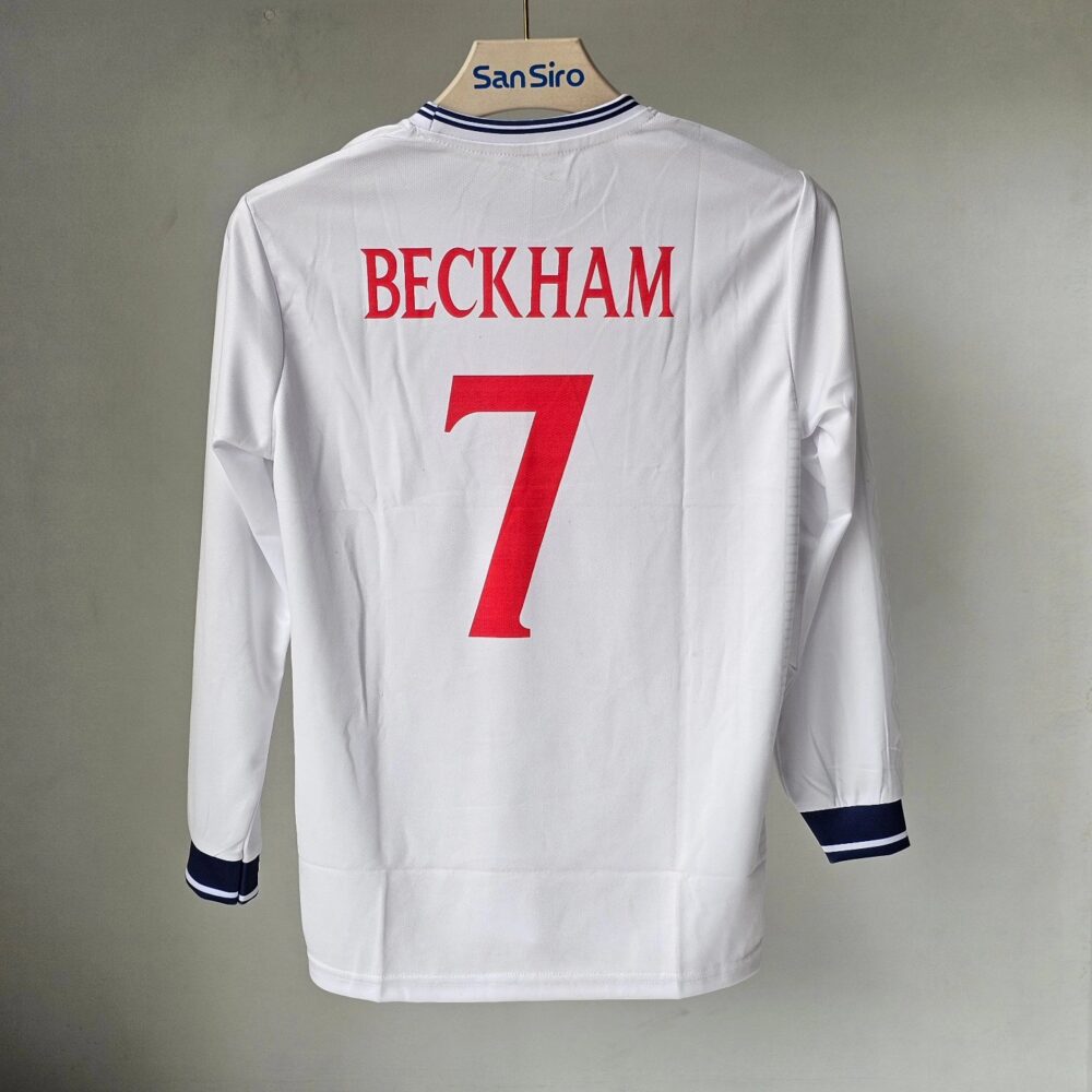 England 2000 Home David Beckham - Image 2