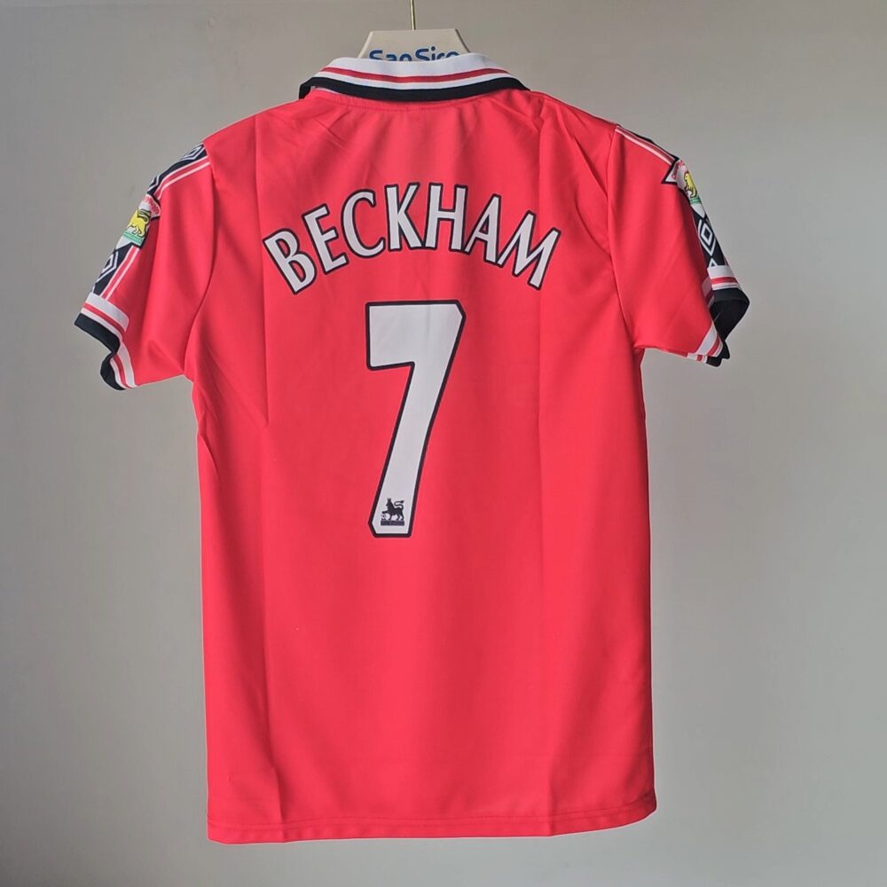 Manchester United 1998-99 Home David Beckham - Image 2