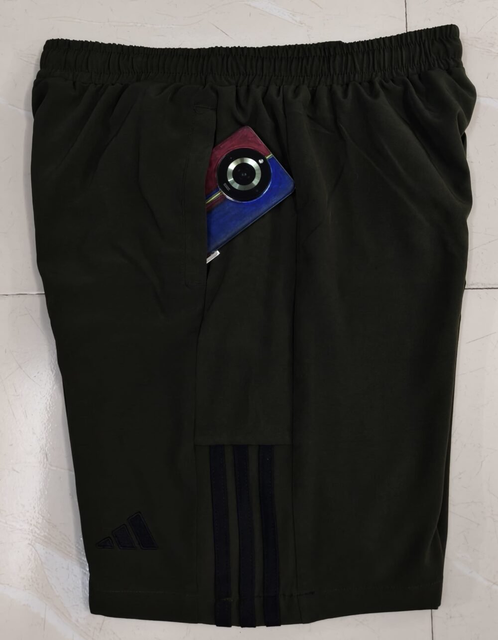 NS LYCRA NET SHORTS WITH ZIP POCKET