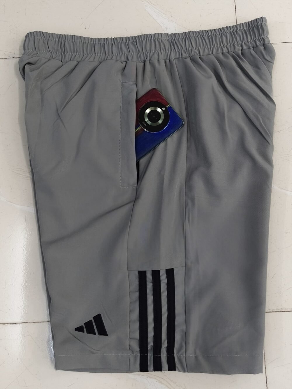 NS LYCRA NET SHORTS WITH ZIP POCKET