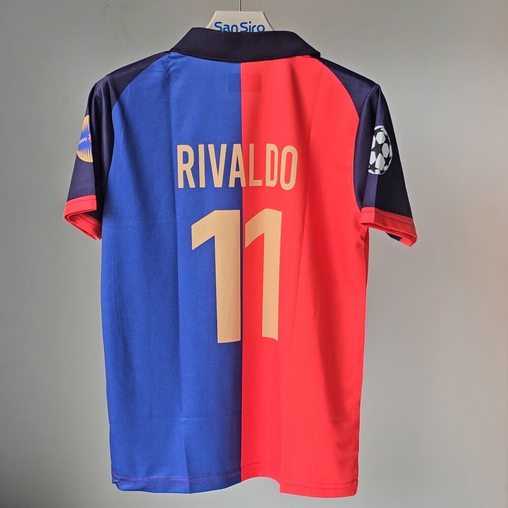 Barcelona 99-00 Home Rivaldo - Image 2