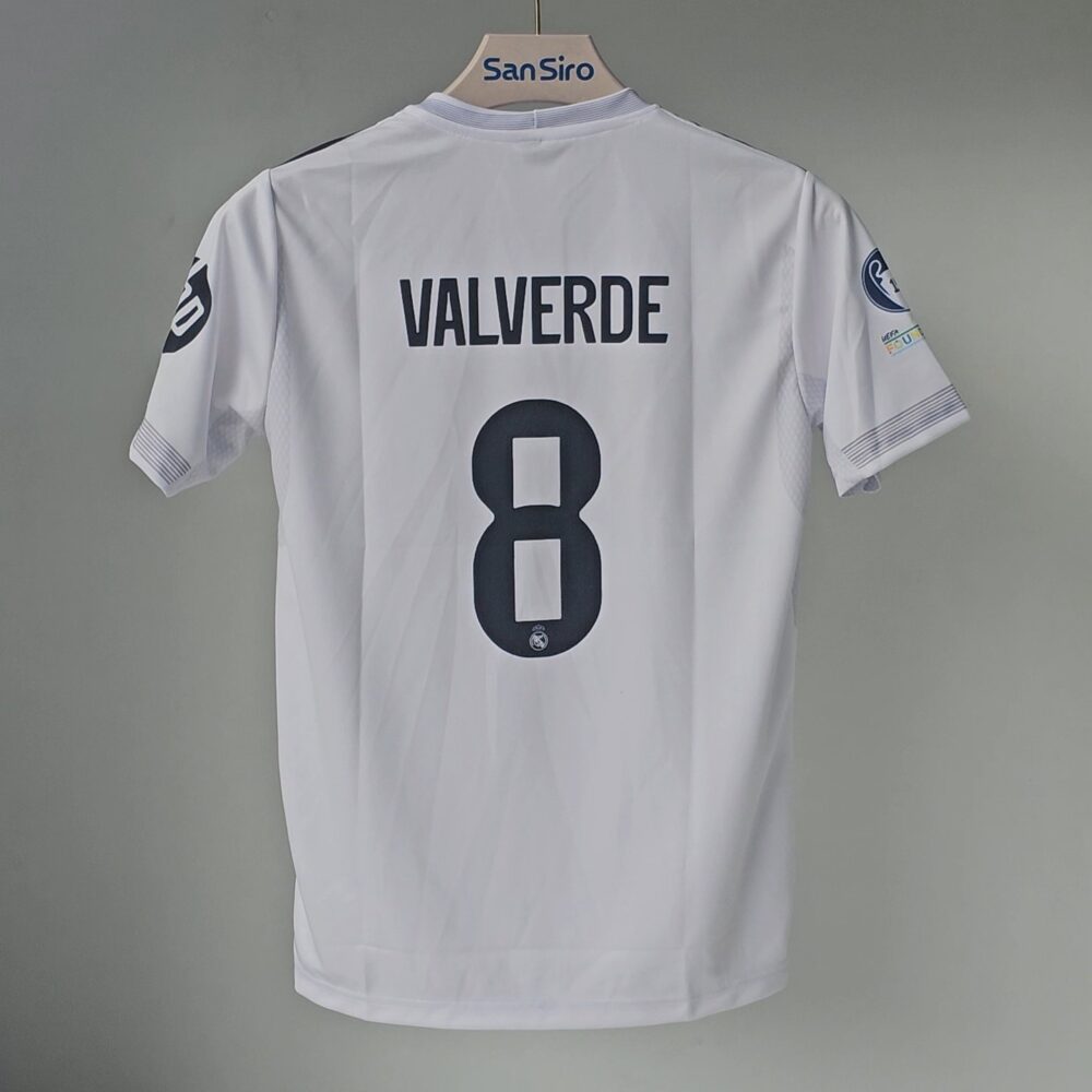 Real Madrid 2025-26 Home Fede Valverde - Image 2